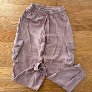 Zara Blush Pink pocket joggers